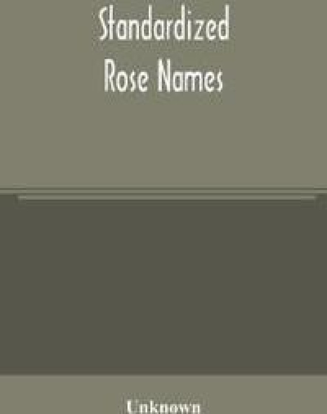 Standardized rose names