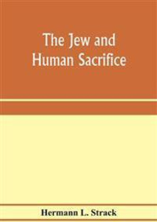 The Jew and human sacrifice