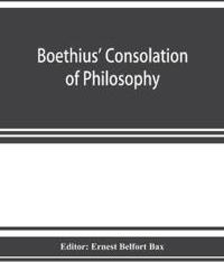 Boethius' Consolation of philosophy
