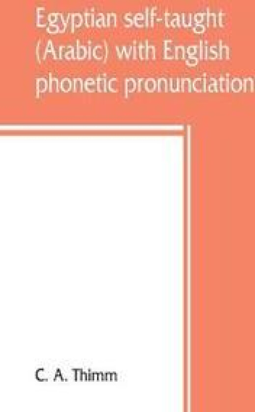 Egyptian self-taught (Arabic) with English phonetic pronunciation