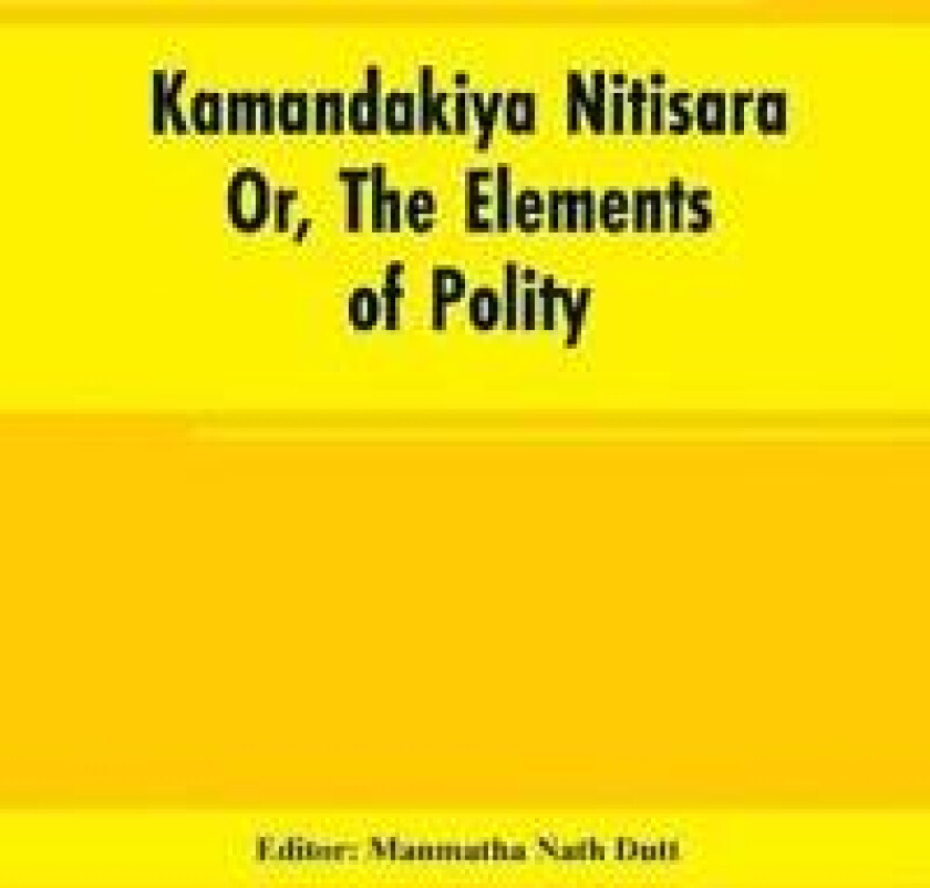 Kamandakiya Nitisara