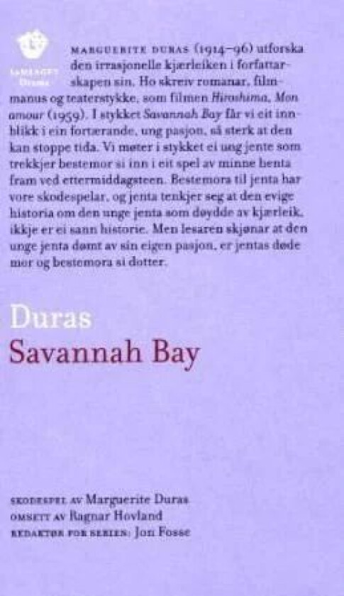 Savannah Bay av Marguerite Duras
