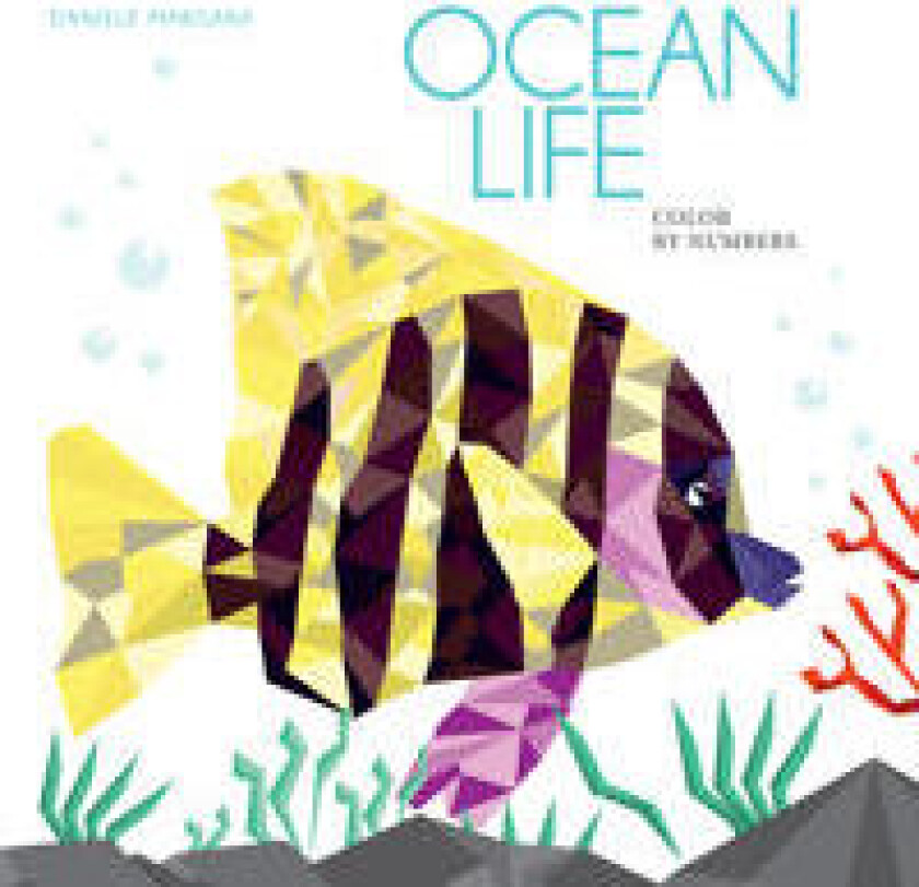 Ocean Life: Color by Numbers Geometrical Artworks