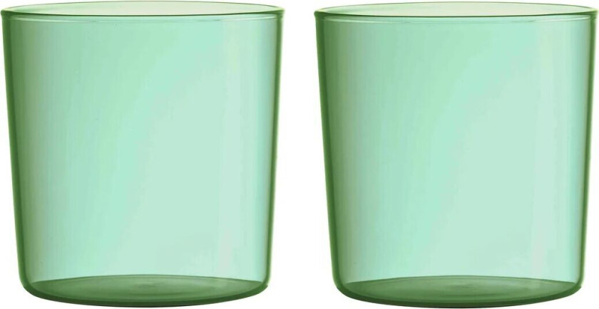 Kids Eco drikkeglass 2-pakning Green