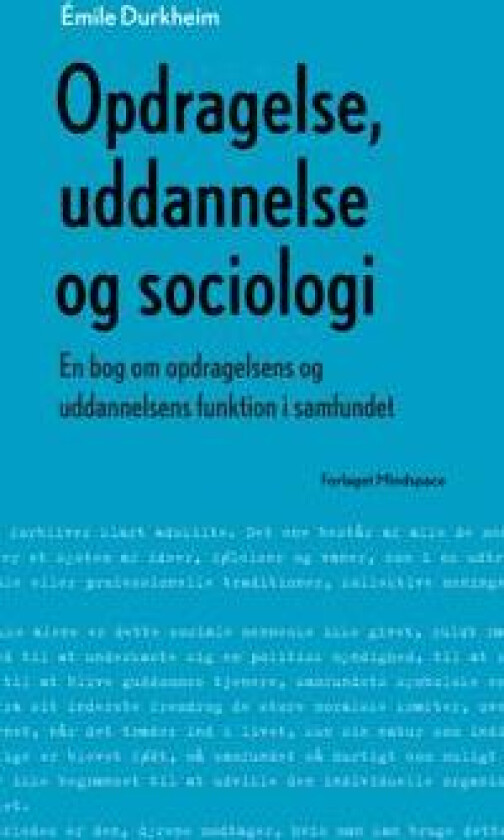 Opdragelse, uddannelse og sociologi