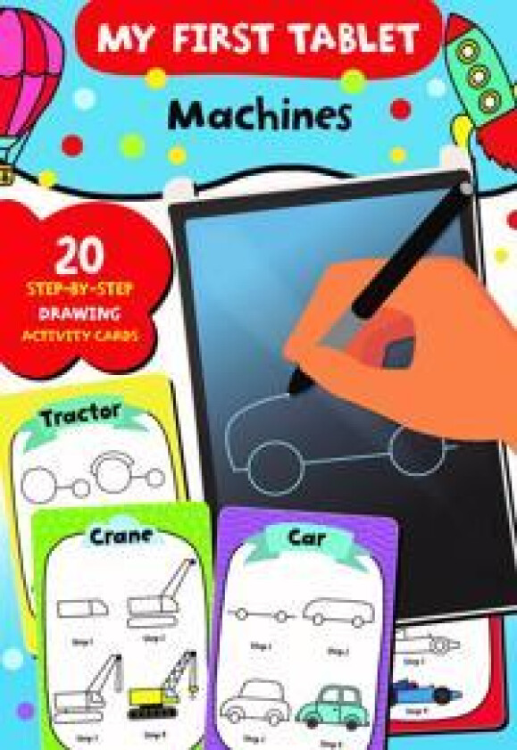 My First Tablet - Maskiner (med 20 tegnekort og tablet)