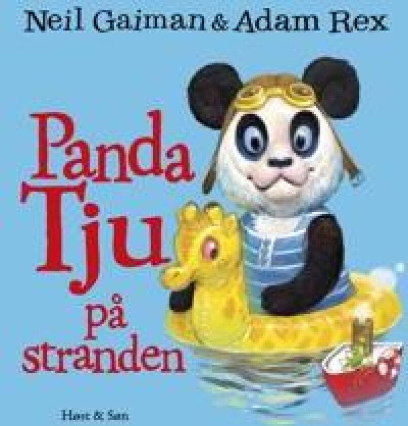 Panda Tju på stranden