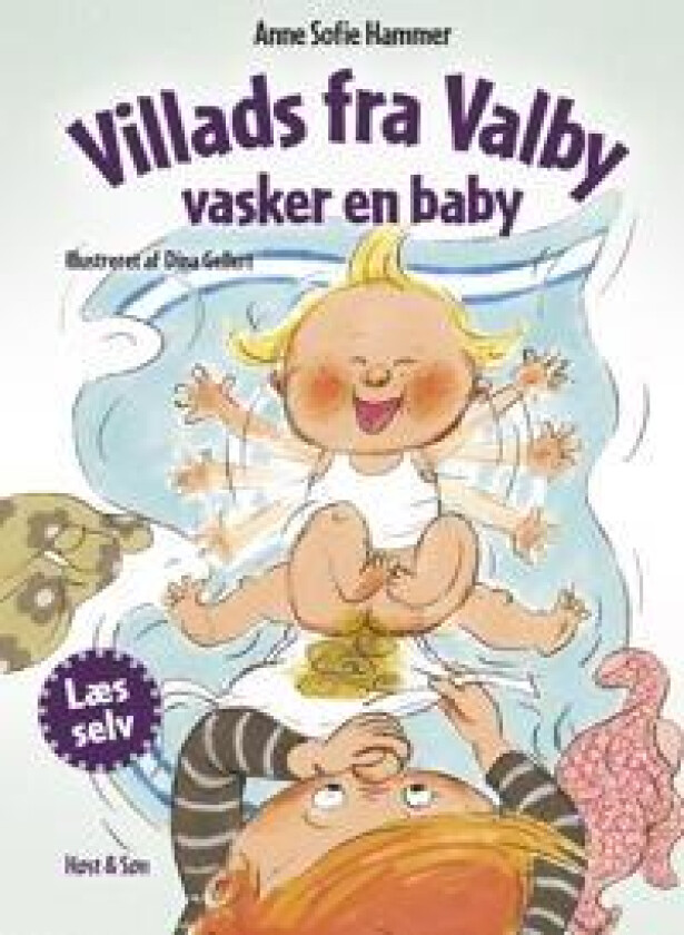 Villads fra Valby vasker en baby