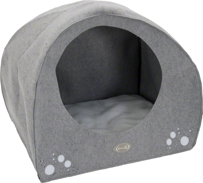 Hunde-iglo av filt - L 71 x B 54 x H 57 cm