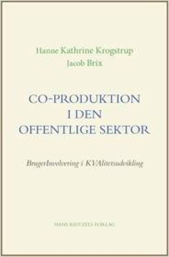 Co-produktion i den offentlige sektor
