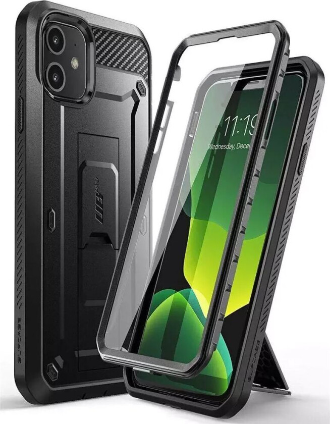 SUPCASE iPhone 11 SUPCASE Unicorn Beetle Pro Deksel Svart