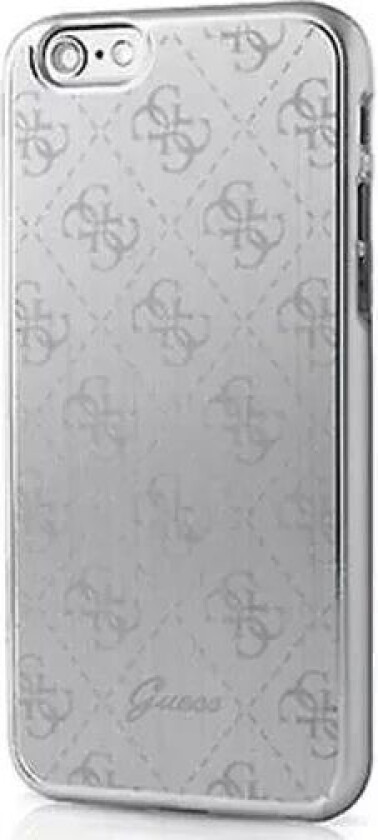 Guess iPhone 6/6s 4G Aluminium Hard Deksel Sølv
