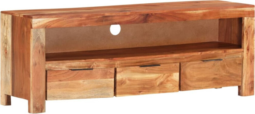 TV-benk 110x30x40 cm heltre akasie