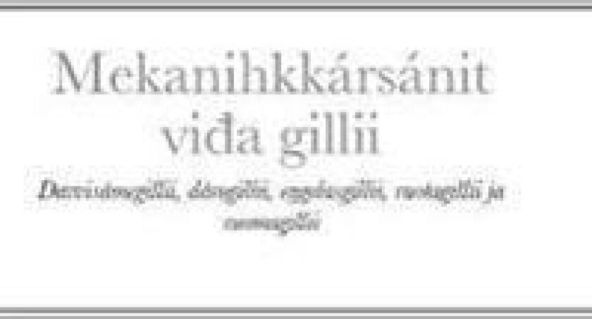Mekanihkk?rs?nit vida gillii