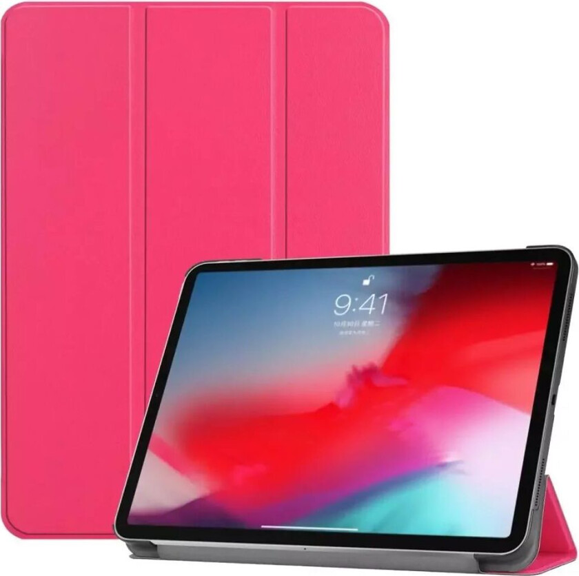 iPad Pro 11 Deksel med Stativ -og Søvnfunksjon - Pink