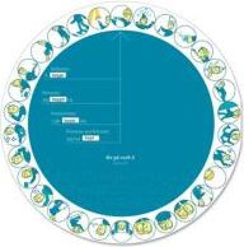 Bilde av Øvingshjul. Øv på verb 2