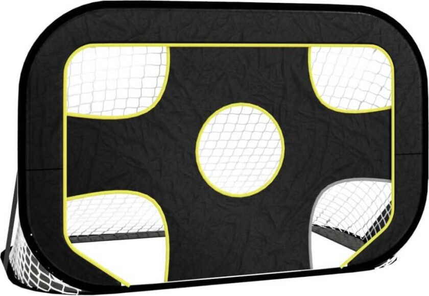 Fotballmål med siktevegg 120x80x80 cm Polyester