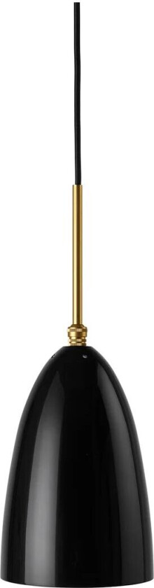 Gresshoppe taklampe blank Black-brass