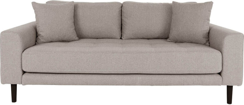 Lido sofa 2,5 seter 2 puter brun.