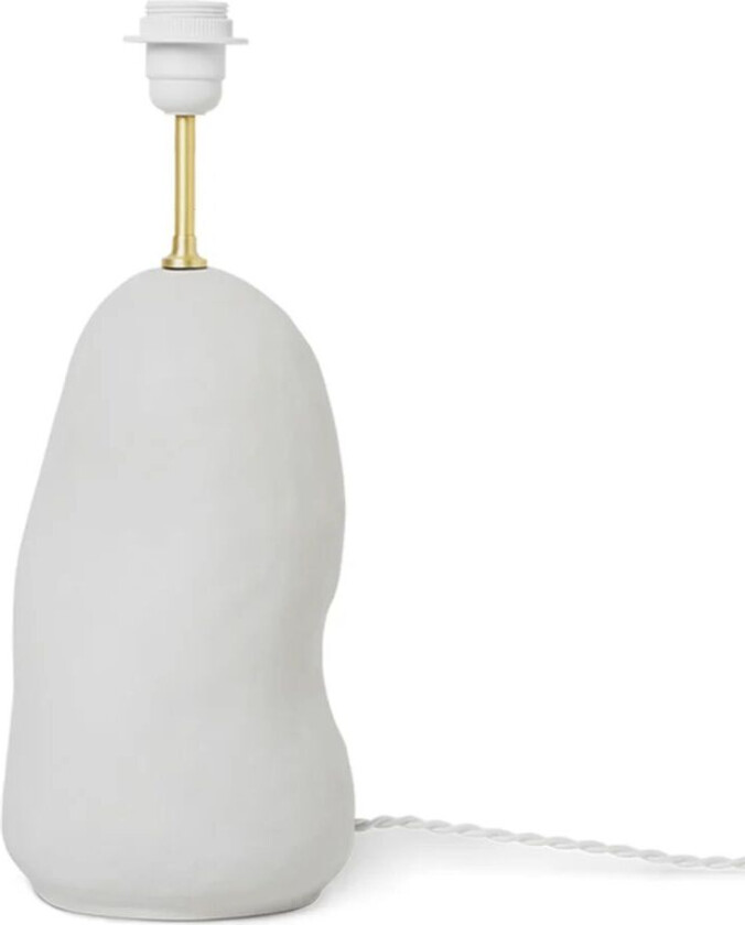 Hebe lampefot medium Off-white matt