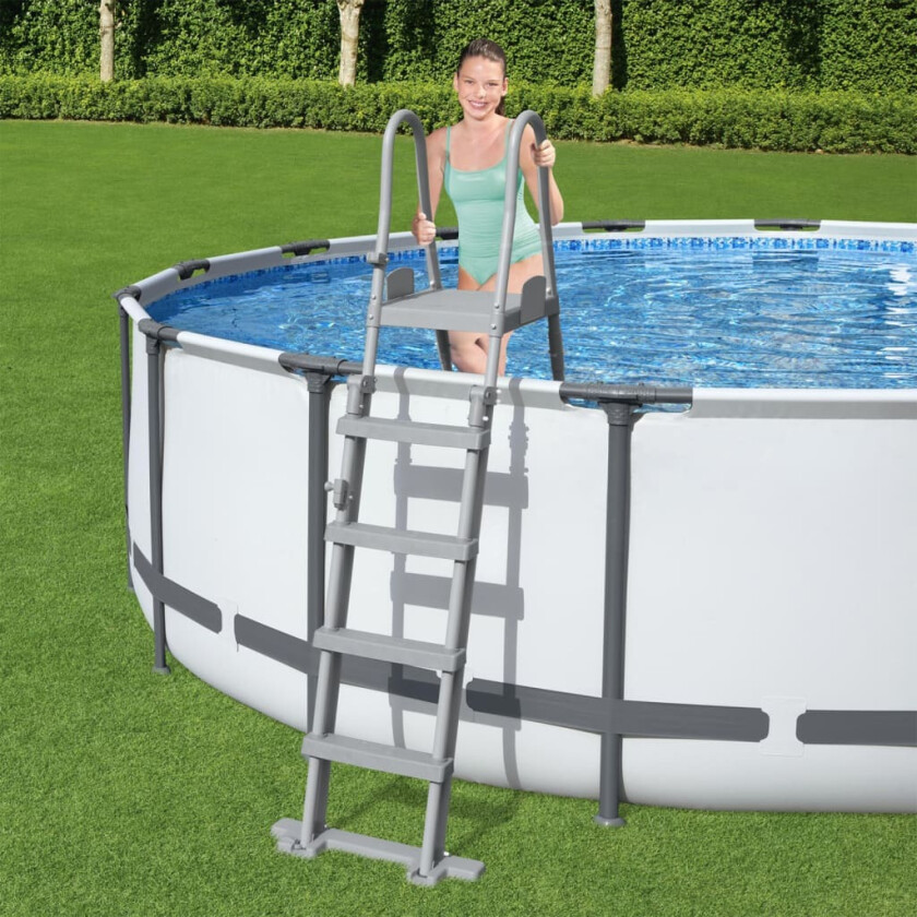 Bassengstige Flowclear 4-trinns 132 cm