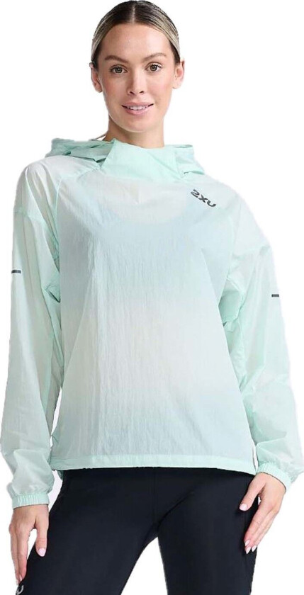 Women's Aero Anorak XS, Glacier/Black Reflective