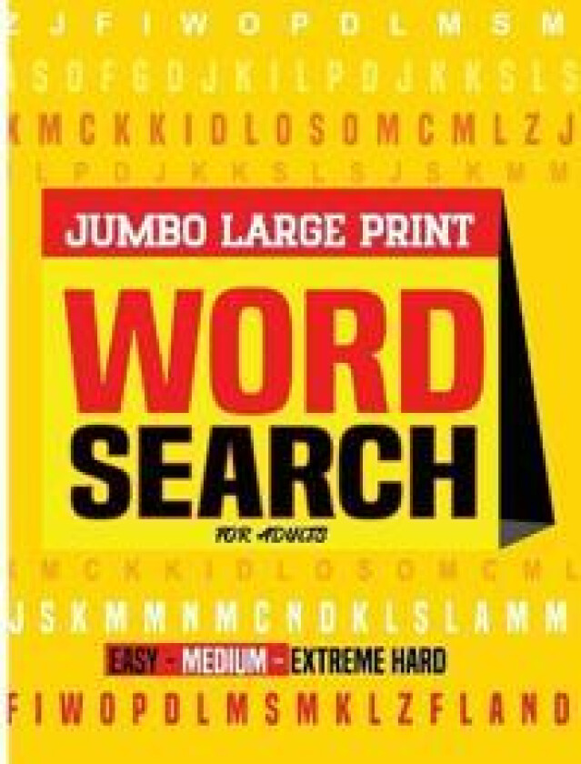 Jumbo Word Search Book for Adults Large Print