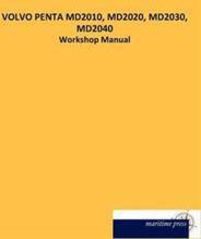 Volvo Penta Md2010, Md2020, Md2030, Md2040