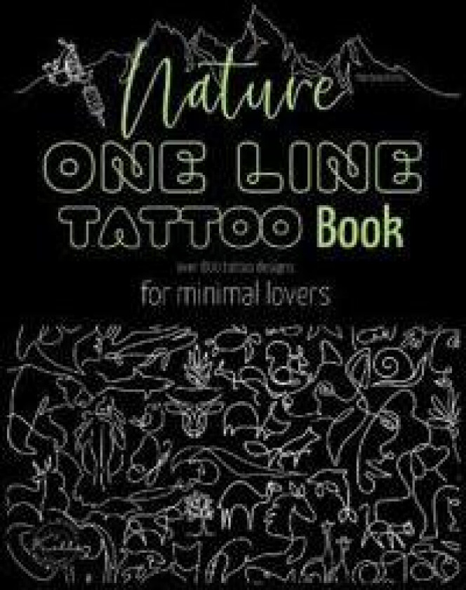 Nature One Line Tattoo Book