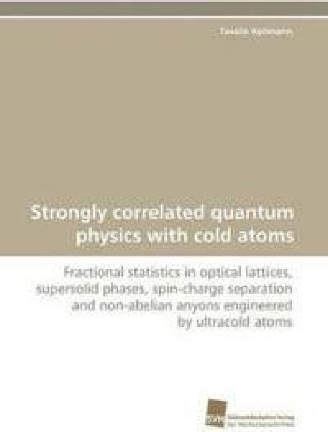 Strongly Correlated Quantum Physics with Cold Atoms
