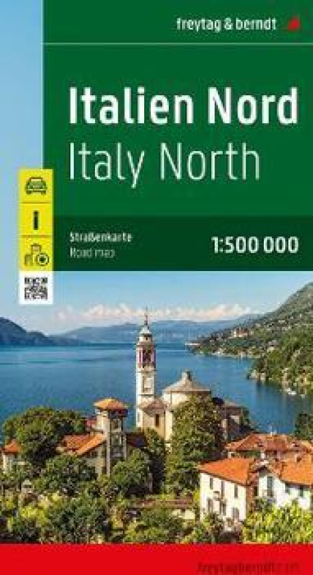 Northern Italy, road map 1:500,000, freytagberndt