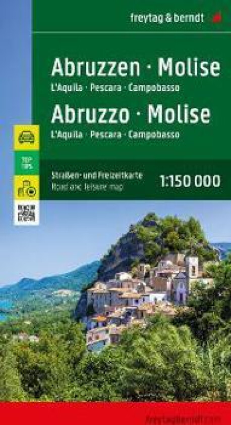 Abruzzo - Molise - Road and leisure map