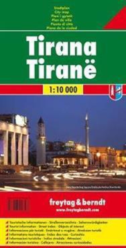 Tirana Map 1:10.000