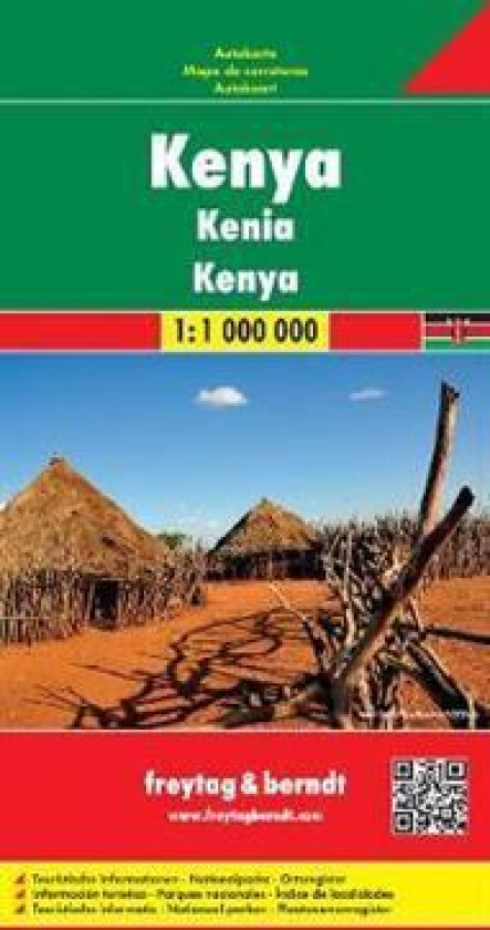 Kenya Road Map 1:1 000 000