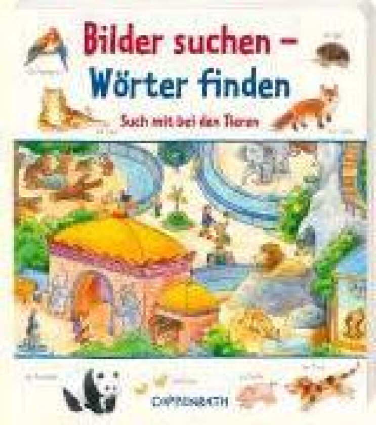 Bilder suchen - Wörter finden. Such mit bei den Tieren