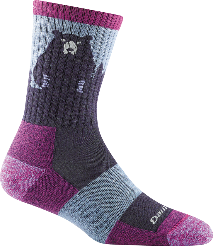 Women's Bear Town Micro Crew Light Cushion S (35-37.5), Purple