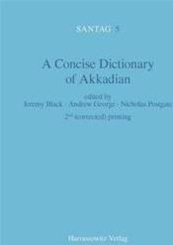 A Concise Dictionary of Akkadian