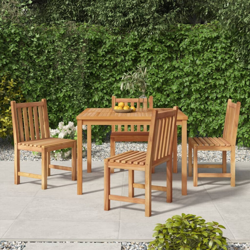 Hagespisegruppe 5 deler heltre teak