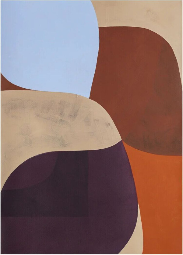 Painted Shapes 02 plakat 50x70 cm