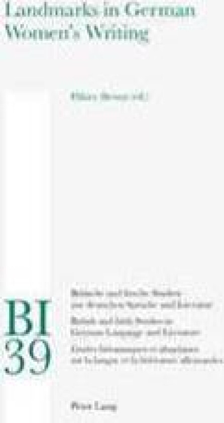 Landmarks in German Women's Writing