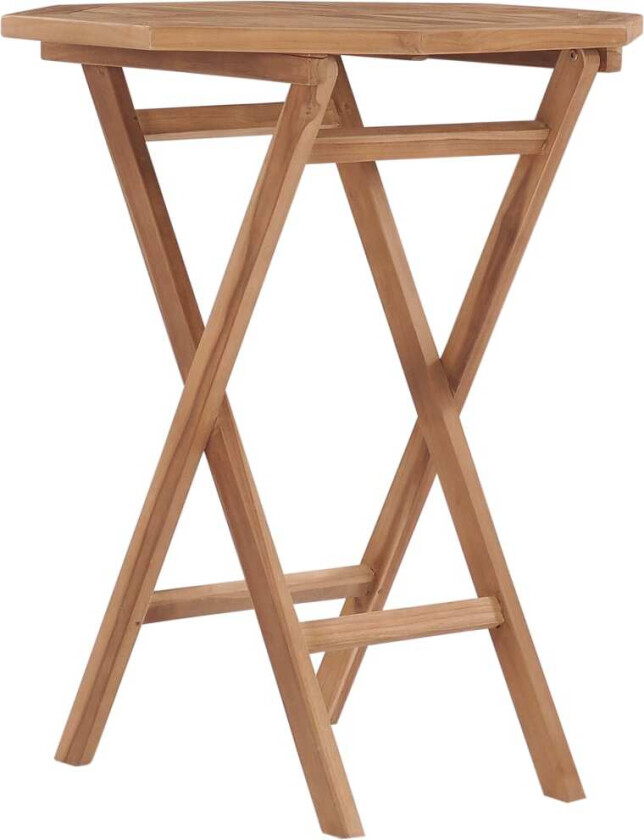 Sammenleggbart hagebord 60x60x75 cm heltre teak