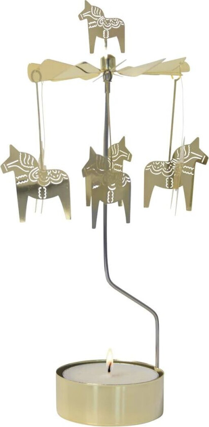 Engelspill dalahest stort 25 cm Gull