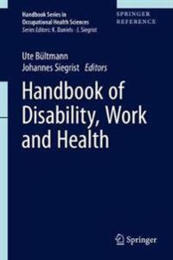 Handbook of Disability, Work and Health