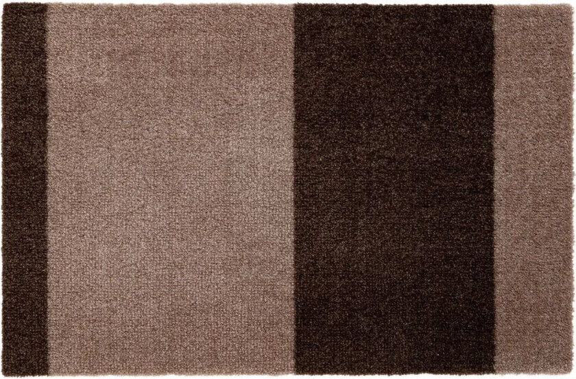 tica copenhagen Stripes by tica, horisontal, dørmatte Sand-brown, 40 x 60 cm