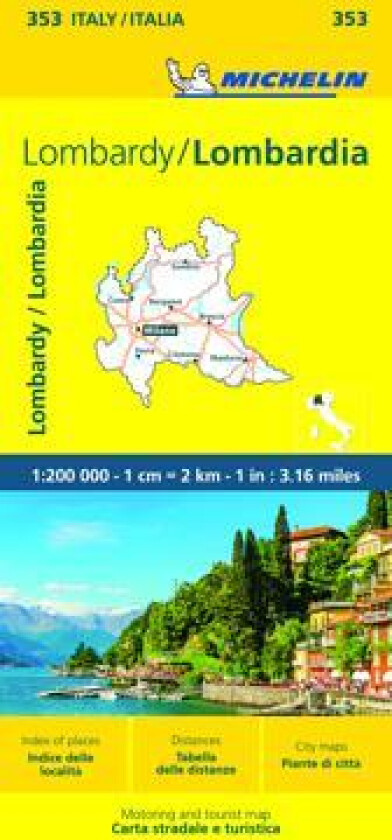 Lombardia - Michelin Local Map 353