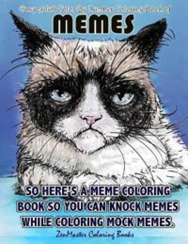 Easy Adult Color By Numbers Coloring Book of Memes