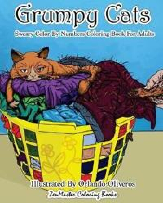 Sweary Color By Numbers Coloring Book for Adults