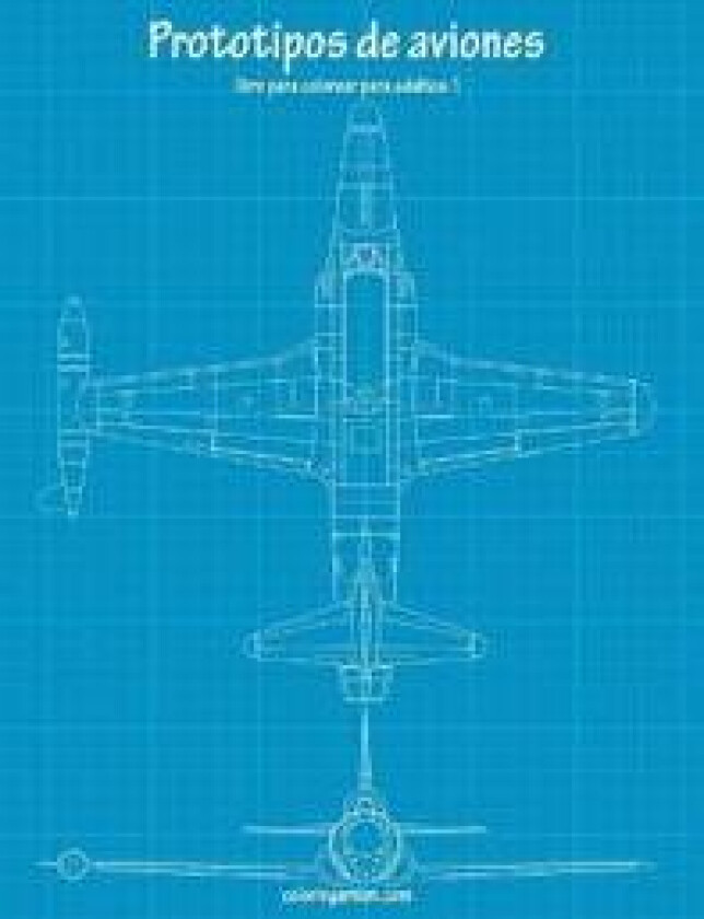 Prototipos de aviones libro para colorear para adultos 1