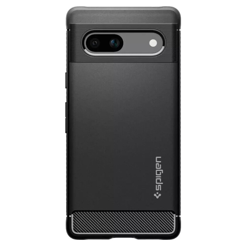 Google Pixel 7A Rugged Armor Bakdeksel - Svart