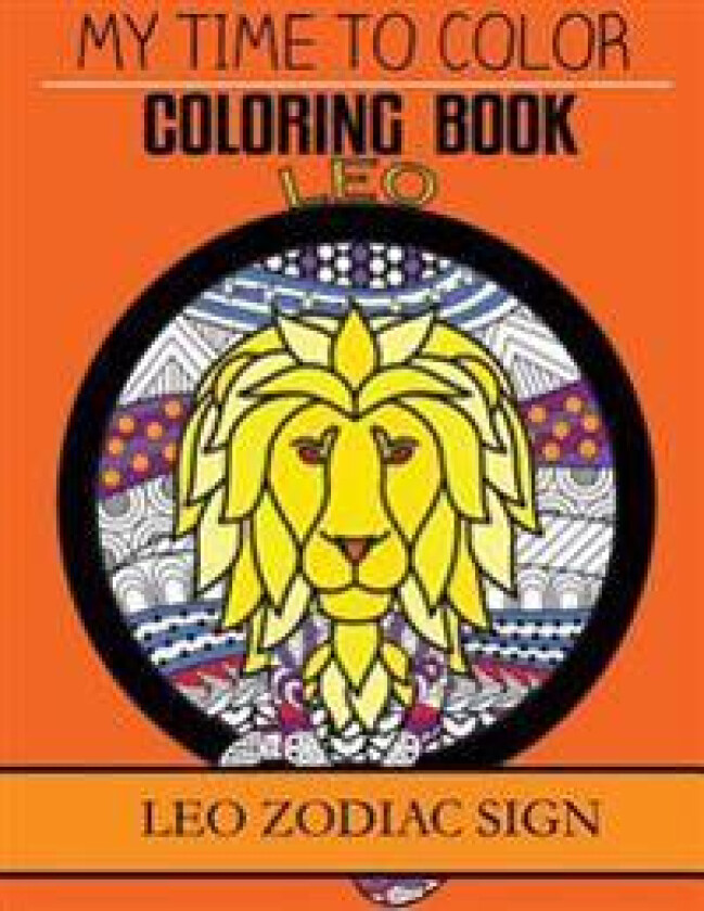 Leo Zodiac Sign - Adult Coloring Book